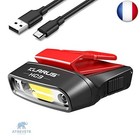 klarus HC3 Clip Rechargeable LED phare rotatif casquette à bille visière l