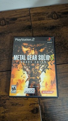 Metal Gear Solid 3 Snake Eater PlayStation 2 Hideo Kojima Black Label Complete