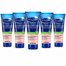 Noxzema Ultimate Clear Daily Deep Pore Oil-Free Cleanser 5 Pack 6 oz 30 oz Total