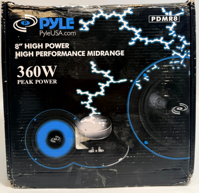 PYLE 8'' Car Midbass Woofer - 360 Watt High Powered Audio *NEW -See Box*