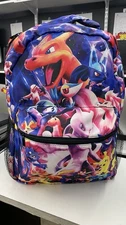 Pokémon Multi-Character Backpack Gotta Catch Em All Multicolored School Backpack