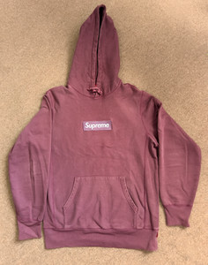 Purple Supreme Box Logo Hoodie | eBay