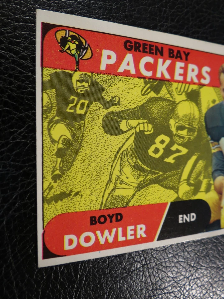 1968 TOPPS FOOTBALL SET #105 Boyd Dowler, Green Bay Packers, VGEX - Image 3 of 4