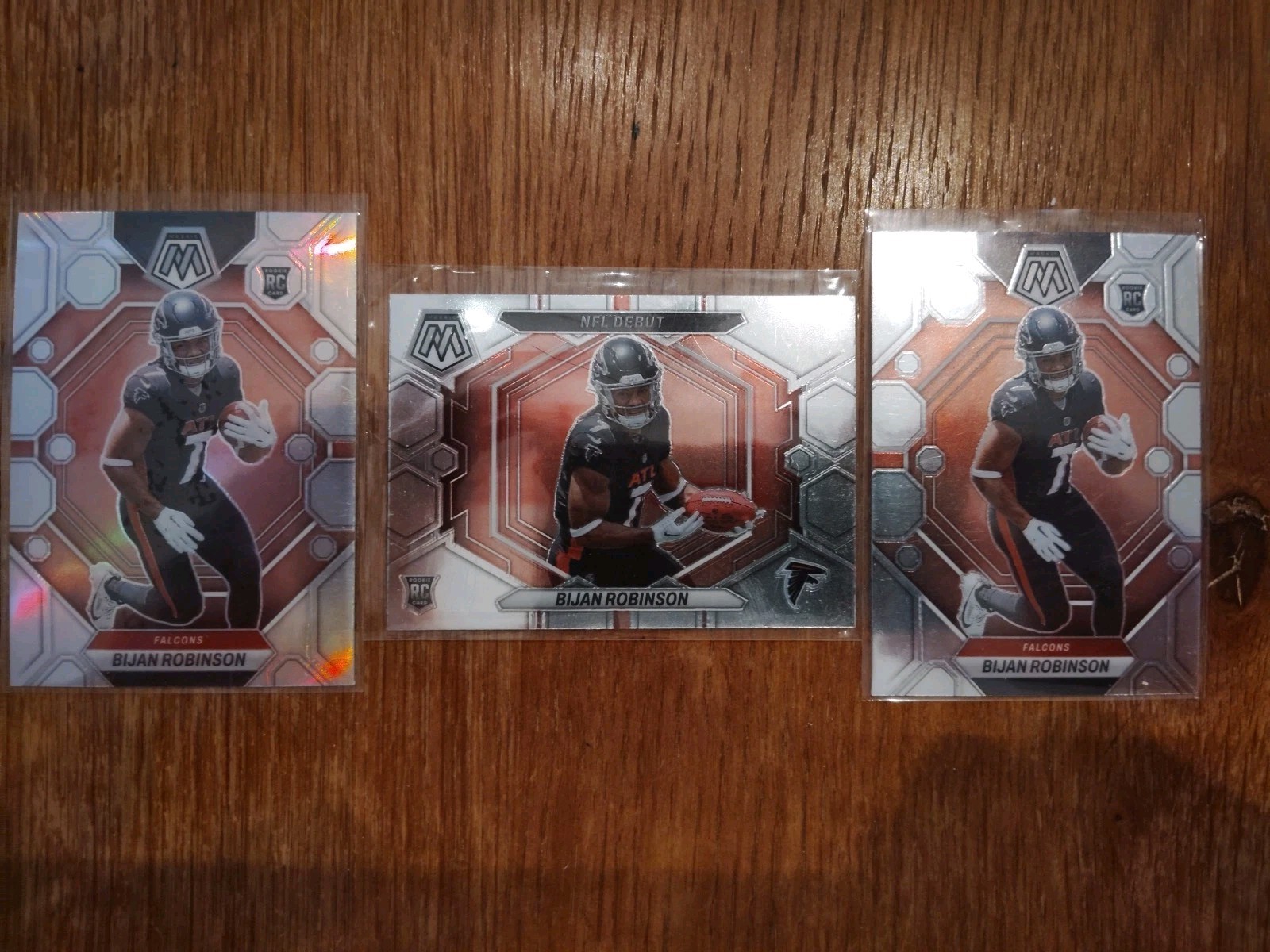 Bijan Robinson 2023 Mosaic Silver Prizm Rookie #284 RC Atlanta Falcons Star