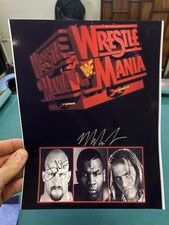 Authentic Hand Signed Stone Cold Steve Austin And Mike Tyson Picture. WWF NWA