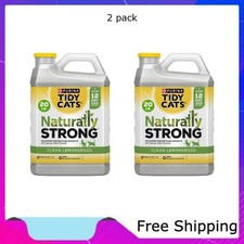 Purina Tidy Cats Naturally Strong Clumping Cat Litter, Low Dust, Odor Control
