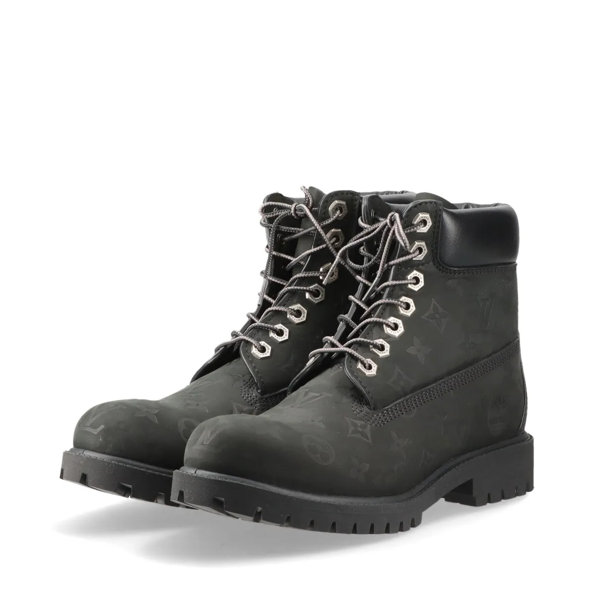 靴 Timberland boots 24cm Vuitton x Timberland 24 years Nubuck x leather Short Boots 8