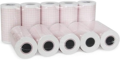 10 rollos de papel ECG premium para ECG de 3 canales