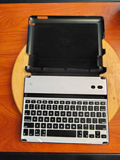ZAGG Tablet Keyboard Folio Case with Built-In Keyboard, Black/Silver