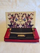 Moda Accessories Black /Red/Gold Purse
