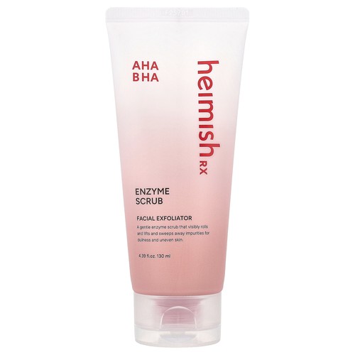 AHA + BHA Facial Exfoliator, Enzyme Scrub, 4.39 fl oz (130 ml)