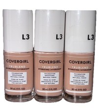 Covergirl L3 Natural Ivory TruBlend Liquid Foundation Lot of 3 SEALED bottles