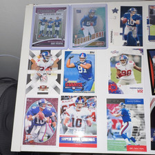 Topps New York Giants NFL Football 49 Card Lot 
