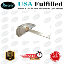Stainless Steel Protractor   0  to 180  Degree Measurement.