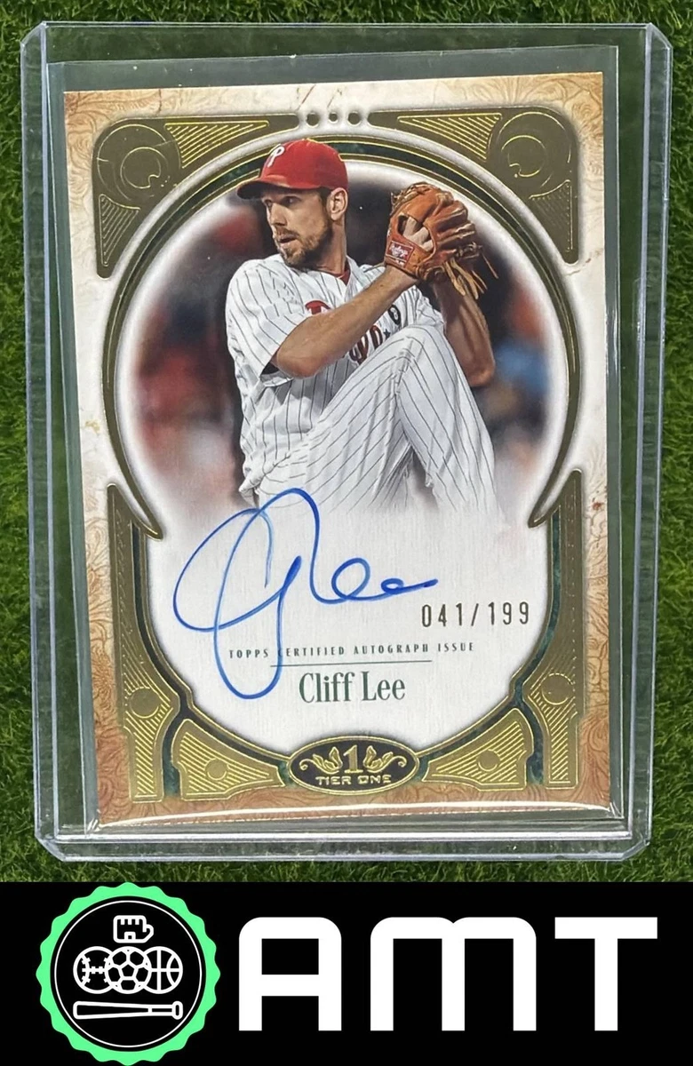 Cliff Lee Baseball Autographed Sports Trading Cards & Accessories