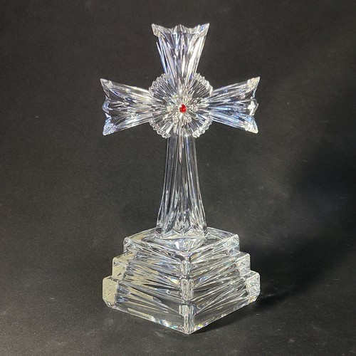 LENOX INSPIRATION COLLECTION JEWEL PAVE CROSS, Cut Crystal, 8", GERMANY