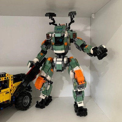 LEQUMOC Titanfall 2 BT-7274 Titan Robot Building Blocks Mech Figure Toy Gift