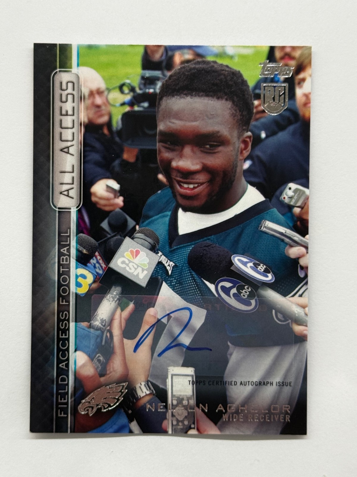 Nelson Agholor Topps Field Access All Access #NA Autograph