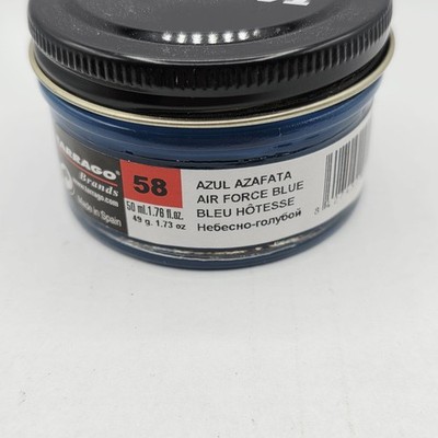 Tarrago Shoe Polish # 58 Air Force Blue Cream Leather Protector 1.76 oz. 50ml 