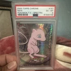 New Listing2000 Topps Chrome Pokémon T.V. #151 MEW PSA 6 FRESH MODERN GRADE LOOK LOW POP