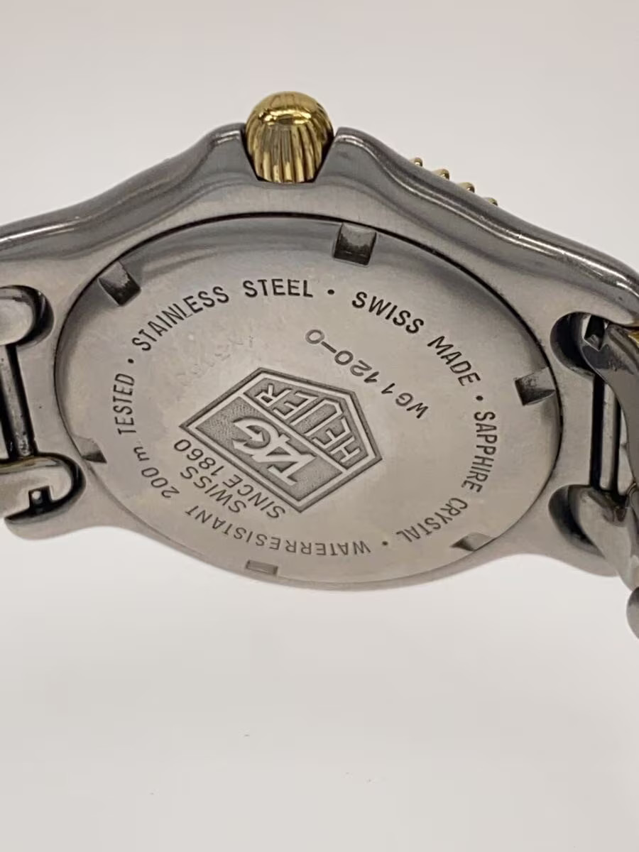 TAGHeuer Sel Date Quartz Watch Analog SLV WG1120 0 image 3