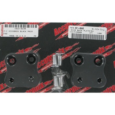 Accutronix Black Kick-Back Adapter Plates - 1 1/8'' Back & 1'' Up - FCKB102-B