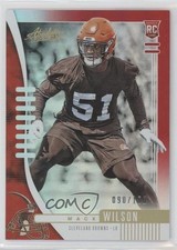 2019 Panini Absolute Rookie Red Spectrum 90/100 Mack Wilson #152 0u8k