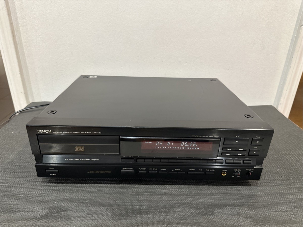 DENON DCD-1560 CD Player Real 20 Bit Lambda DAC | eBay