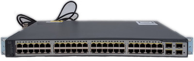 Cisco Catalyst 3750 WS-C3750-48PS-S 48-Port Gigabit PoE Layer 3 Switch