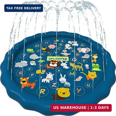 SplashEZ 3-in-1 Splash Pad, Sprinkler for Kids & Baby Pool for Learning - Toddle