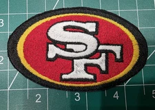 San Francisco 49ers 3" Iron /Sew On Embroidered Patch Football Logo NFL