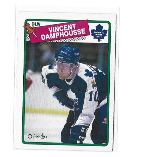 1988-89 O-Pee-Chee #207 Vincent Damphousse NMMT