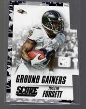 2015 Score - Ground Gainers Justin Forsett #17 Black Camo