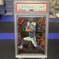 2022 SELECT Tiger CONCOURSE MICHAEL PITTMAN JR. PSA 10 COLTS POP 1