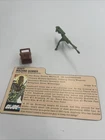 Roadblock V1 1984 G.I. JOE File Card Vintage Original machine gun and tripod