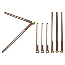 Clock Hands Kit, 4 Set Wooden Clock Hand Parts for 16 Inch Clock, D1