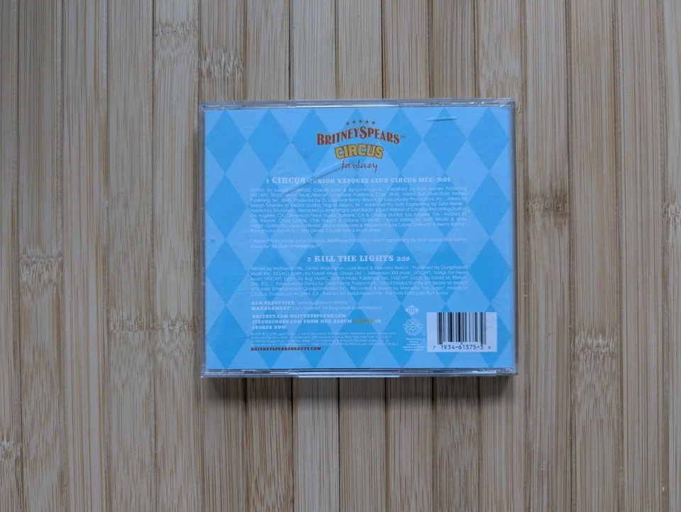 Britney Spears - Circus Fantasy CD Single In Very Good Condition  — 第 3/3 张图片