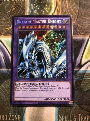#ad *** DRAGON MASTER KNIGHT *** SECRET RARE LCKC EN008 YUGIOH $8.95