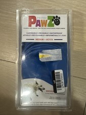 Pawz Protex Rubber Dog Boots 12 Pack Blue Size Medium