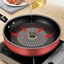 New 10.24 Inch Cast Iron Skillet Anti Stick Frying Pan For Gas Range