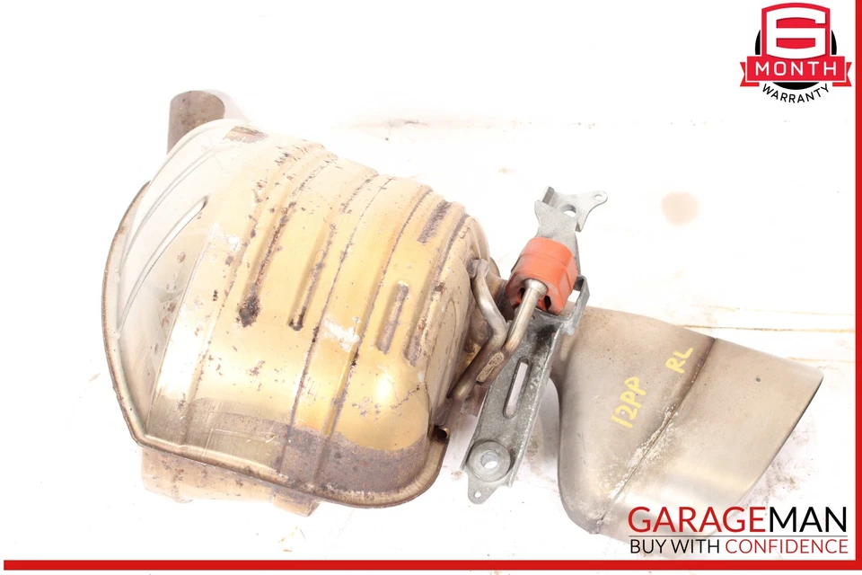 Комплект задних правых и левых наконечников глушителя выхлопной системы 11-13 Porsche Panamera 970 3,6 л - Изображение 2 из 4