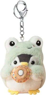 BONICI Creative Cute Lovely Penguin Pendant Keychain Gift - For Handbag, Frog 