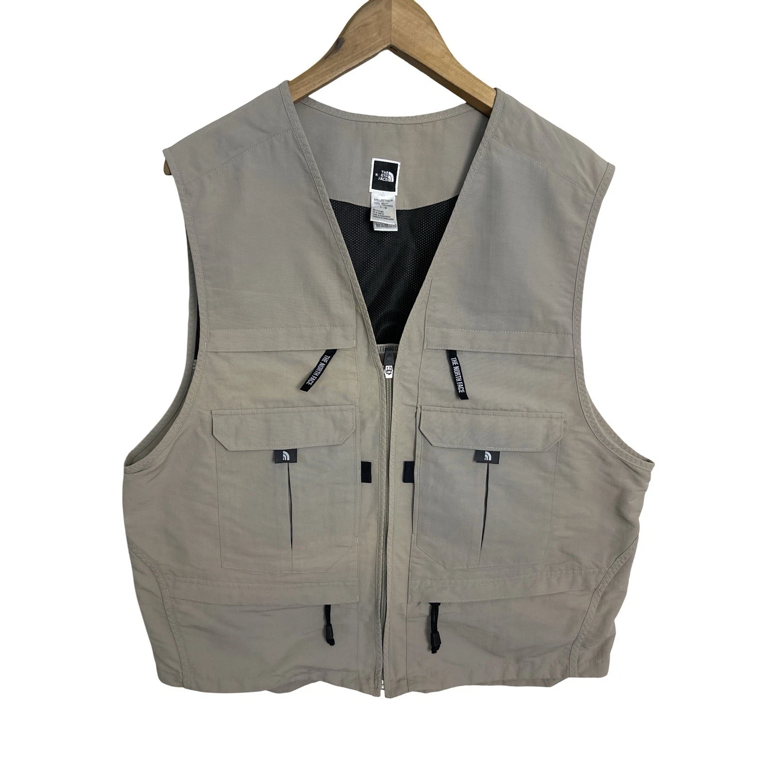 Vintage North Face Men’s Tekware Nylon Outdoor Hunting Fishing Vest Size Large