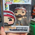 Funko Pop! Icons Jason Kelce #82  Vinyl Figure w/ Protector.