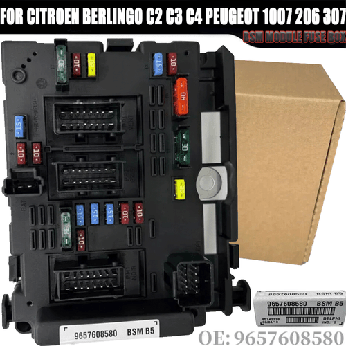 BSM Module Fuse Box For Citroen Berlingo C2 C3 Peugeot 9657608580 6500Y1/6500Y3 - Picture 4 of 10