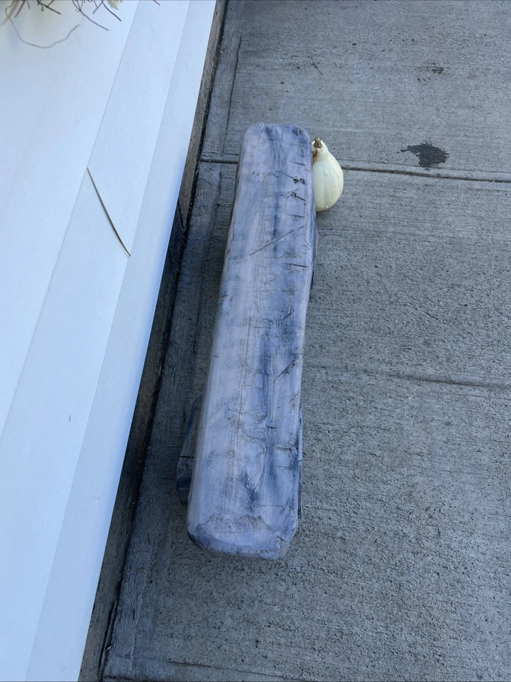 Rustic Log Cabin Log Bench Hand Made In Wa State - Image 4 of 4