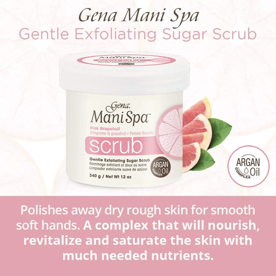 Gena Mani Spa Sugar Scrub, Prepares Hand, Nails, and Cuticles For Great Manic... - Image 4 of 4