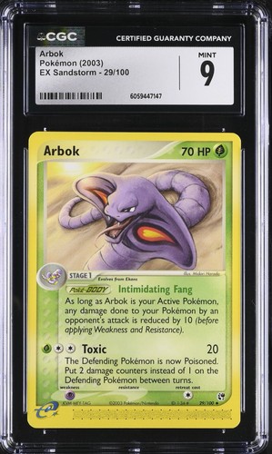 Arbok graded CGC 9 for sale on eBay