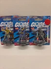 Hasbro Set Of 3 GI Joe 2.5in Mini Plastic Figures With Bonus Card