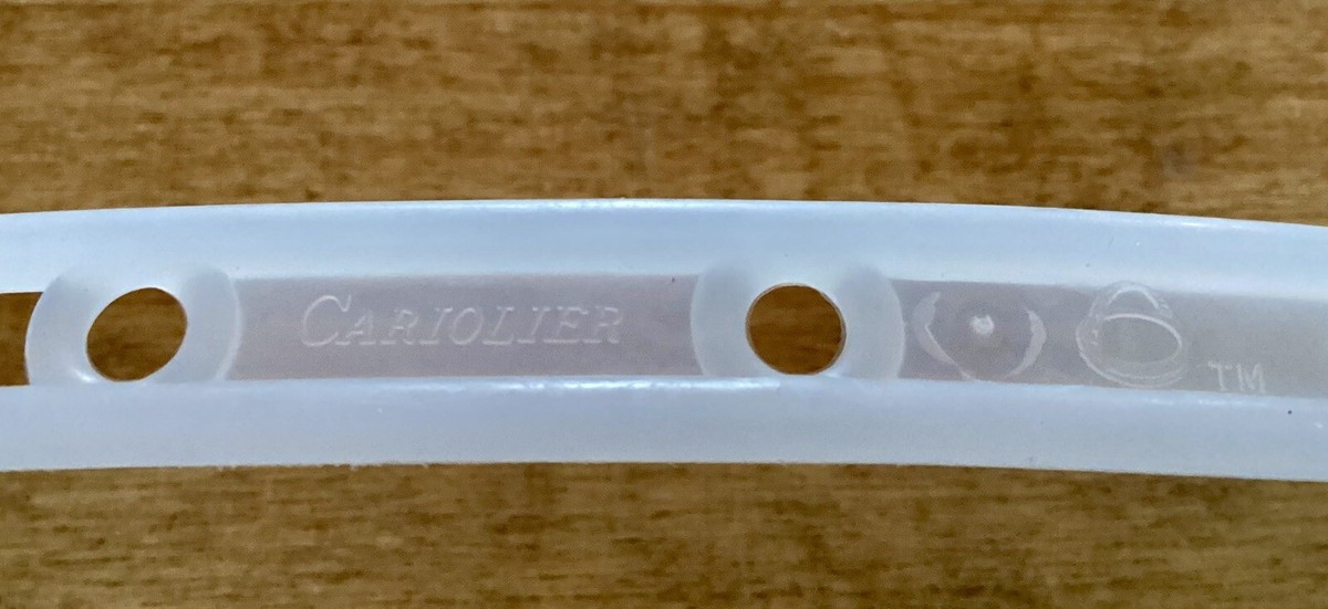 VTG TUPPERWARE Replacement Handle, Cariolier #406 Sheer White, 18